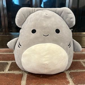 Hammerhead Shark Squishmallow - 12 inch - smoke free home - no tag - A